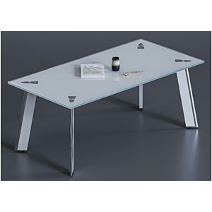 Table De Café SHIRAZ 160x120cm - Blanc