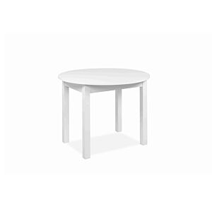 Table À Manger Extensible COBURG 100cm - Blanc Tables à manger extensible