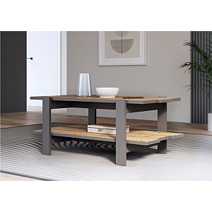 Table Basse SHIELD - Beige / Gris