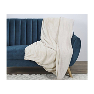 Plaid Flanelle SHERPA XXL - Beige