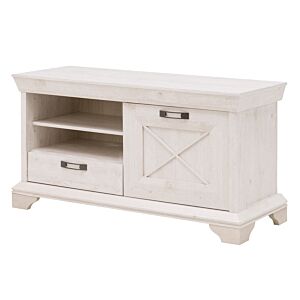 Petit meuble TV KASHMIR - Blanc