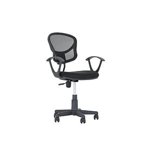 Chaise STYLE PLUS Accoudoirs Mesh - Noir