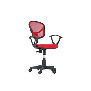 Chaise STYLE PLUS Accoudoirs Mesh - Rouge