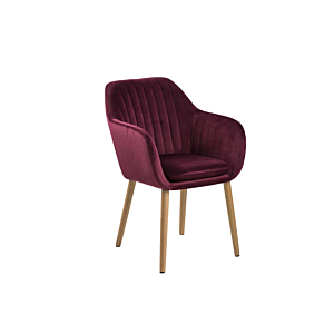 Fauteuil EMILIA 83x57x59cm - Bordeaux