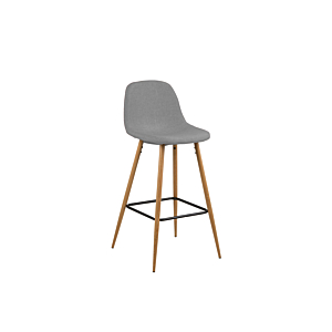 Tabouret Bar WILMA - Gris Clair