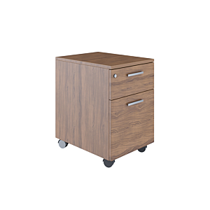 Caisson Mobile HYDRA 1 Tiroir + 1 Porte - Marron