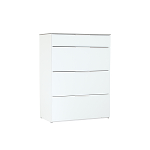 Commode GALAVERNA 4 tiroirs - Blanc