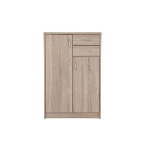 Meuble Multifonction SCONTO 2 tiroirs 2 portes Marron Clair