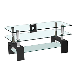 Meuble tv PODIUM - Pieds Chêne Noir