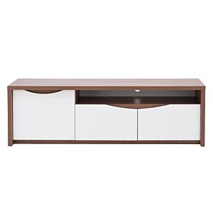 Meuble TV SAINT TROPEZ Avec LED - Blanc