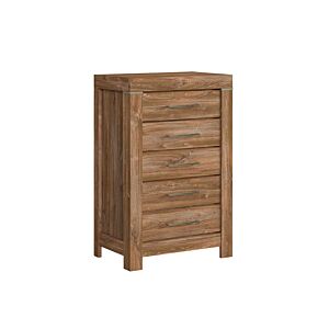 Chiffonnier GENT 5 tiroirs - Marron