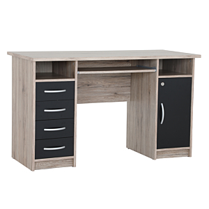 Bureau WALLIS - Chêne / Beige Clair Bureaux Multimédia