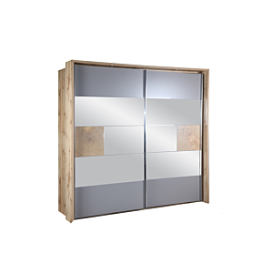 Armoire LIVORNO Chêne Gris