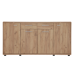 Commode FONTANA 4 portes et 2 tiroirs Marron Clair