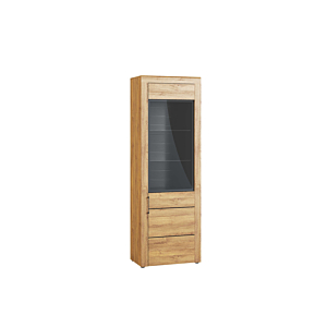 Vitrine KAMA Chêne et noir