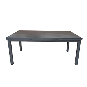 Table De Jardin Extensible EXTANSIA 140x75cm – Gris Anthracite