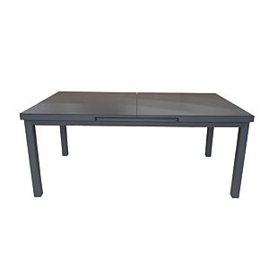 Table De Jardin EXTANSIA 180x100cm - Gris Anthracite Bon plan