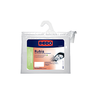 Protège Oreiller RUBIS Absorbant 50x70cm - Blanc Oreillers