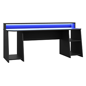Bureau Gaming TEAZUR 200x72x91cm - Noir Bureaux gamer