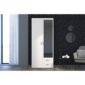 Armoire DAILY 2 portes 2 tiroirs