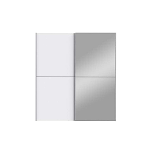Armoire WHITE KISS 2 portes - Blanc