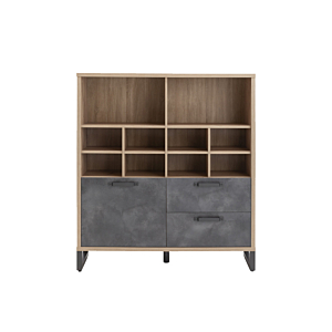 Bibliothèque LAFABRICA - Beige / Gris