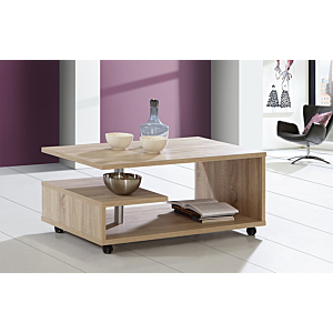 Table basse BAILEY Chêne Beige Clair
