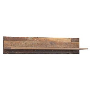 Étagère CLIF 120x22x22cm - Gris / Chêne Vintage Etagères murales