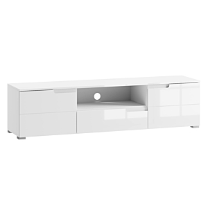 Meuble TV SELENE - Blanc brillant
