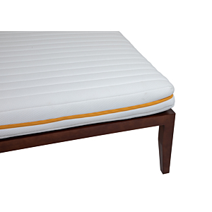 Matelas SIMMONS ROULE S MOUSSE JUNIOR 90*200 - Blanc et jaune