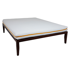 Matelas SIMMONS ROULE S MOUSSE JUNIOR - Blanc / Jaune