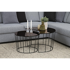 Table basse SUNMOON Verre Bronze