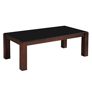 Table basse URANUS en verre Noir Tables basses d'accueil