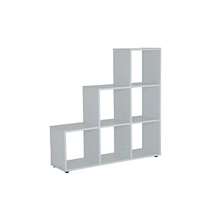 Étagère BERGAMO 6 niches Blanc