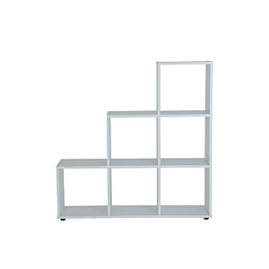 Étagère BERGAMO 6 niches Blanc