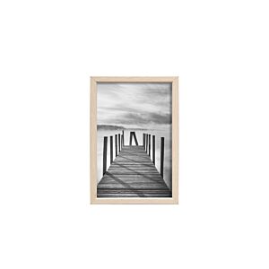 CADRE PHOTO EVASION EN ALUMINIUM 10x15cm - BEIGE Décorations