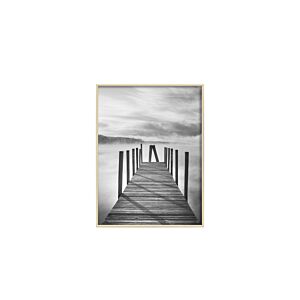 CADRE PHOTO EVASION EN ALUMINIUM 46x61cm - BEIGE Décorations
