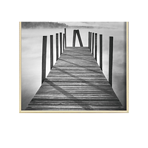 CADRE PHOTO EVASION EN ALUMINIUM 46x61cm - BEIGE
