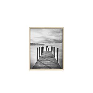 CADRE PHOTO EVASION EN ALUMINIUM 20x25cm - BEIGE Décorations