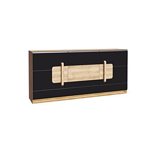 Buffet ATTENTION - Beige / Noir Séjour