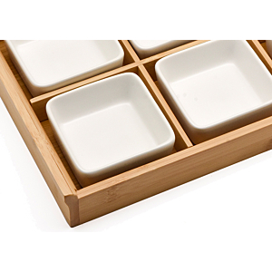 Boîte en bambou - Beige Naturel