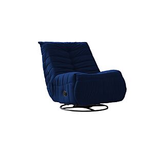 Fauteuil Relax COMFY Pivotant Et à bascule - Bleu