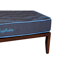 Matelas DOREMI CAPITAINE 200x200cm - Bleu / Noir