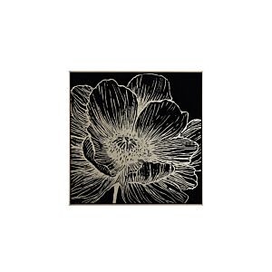 TABLEAU FLEUR AVEC CADRE -Multicouleur Soldes été