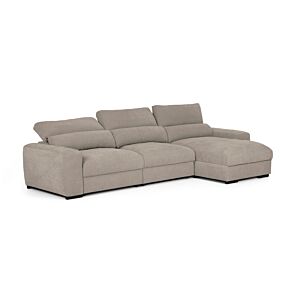 Canapé HECTOR Fonction Lit + Rangement - Beige 