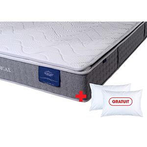 Matelas DOREMI ULTRA MEDICAL NEW - Gris / Blanc + Oreillers Gratuits