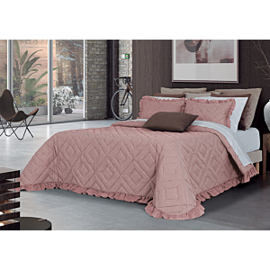 Set Couvre Lit ONOR Avec Taie D'oreiller 240x260cm
