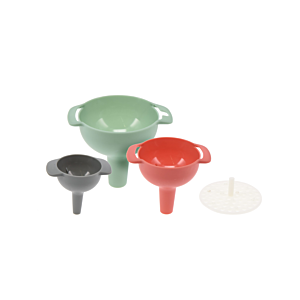 Pack d'Entonnoirs 4 PIECES - MULTICOULEUR Rangement cuisine