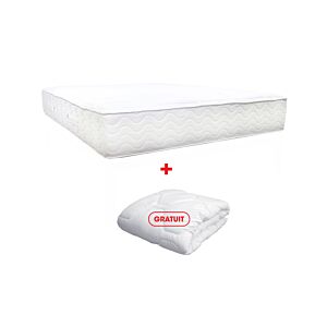 Matelas KINEDORSAL FUTURA - Blanc + Couette Gratuite