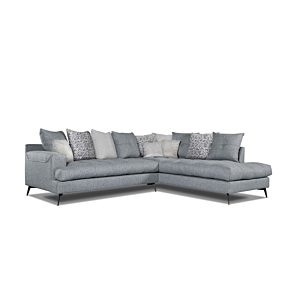 Canape D'angle GEMINI Méridienne Droite - Gris Foncé